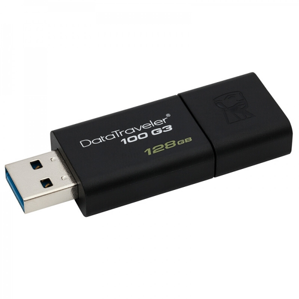 金士顿 DT 100G3 128GB USB3.0 U盘 黑色