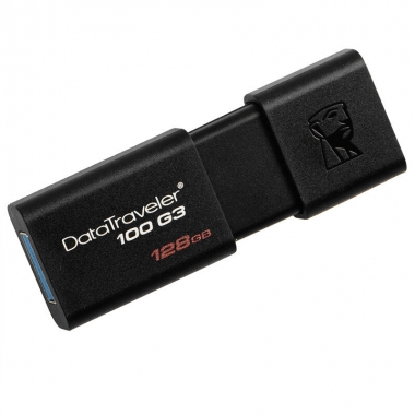 金士顿 DT 100G3 128GB USB3.0 U盘 黑色