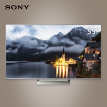 索尼 KD-55X9000E 55英寸4K HDR 精锐光控Pro 安卓6.0智能液晶电视（银色）