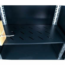 昆普9U网络机柜0.5米 标准19英寸玻璃门600*501*450