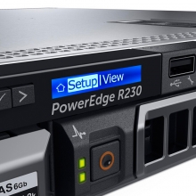戴尔 PowerEdgeR230服务器 (E3-1220/8GB/1TB SATA/4背板/)