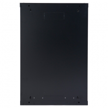 昆普18U网络机柜1米 标准19英寸 冷轧钢板加厚钢化玻璃壁挂墙机柜18U