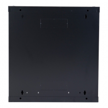 昆普12U网络机柜0.7米 标准19英寸 冷轧钢板加厚钢化玻璃壁挂墙12U