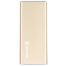 金胜 S8系列USB3.0 移动固态硬盘 SSD轻薄 金色 120GB