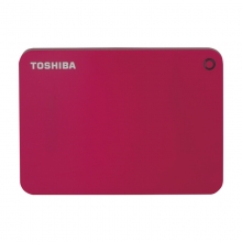 东芝 V9 高端系列 2.5英寸 移动硬盘（USB3.0）1TB（活力红）