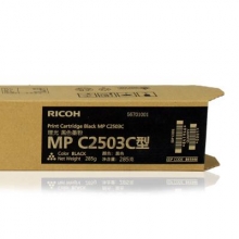 理光（Ricoh）MP C2503C 黑色碳粉盒1支装 适用MP C2003SP/C2503SP/C2011SP/C2004SP/C2504SP