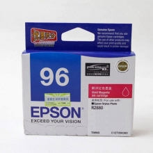 爱普生（EPSON） 彩色照片墨盒 (T-0963鲜洋红色)