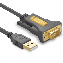 绿联 20210 USB转RS232串口连接转换线 1米