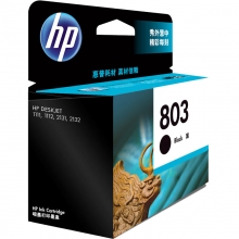 惠普（HP） 803 原装彩色墨盒(黑色) 适用机型:2132/2131/1112/1111 