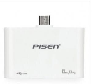 品胜（PISEN） 4合1 OTG读卡器 USB/SDHC//TG/MICRO安卓手机读卡器
