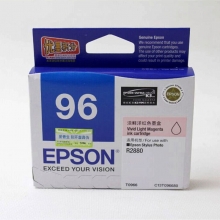 爱普生（EPSON） 彩色照片墨盒 (T-0966淡鲜洋红色)