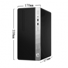 惠普（HP） ProDesk 480 G4 MT 台式电脑主机（I7-7700 8G 1T机械硬盘+128G固态 集显 DVDRW DOS系统）