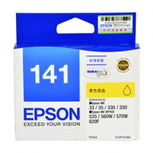 爱普生（EPSON）T141 黄色墨盒 T1414