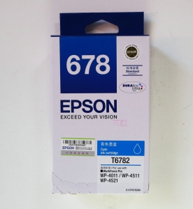 爱普生（EPSON） 678 原装墨盒(T6782 青色)