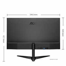 AOC 显示器 24B1H 23.6英寸VA广视角屏 低蓝光爱眼不闪屏 HDMI全高清 电脑液晶屏幕