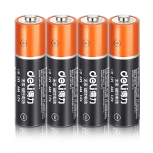 得力（deli） 18503 电池5号碱性大容量 玩具干电池 5号电池/4粒