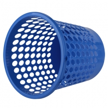得力（deli） 9556 塑料圆形网状纸篓 多功能塑料垃圾桶
