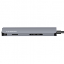 摩米士（MOMAX）Type-C转HDMI多功能转换器 苹果电脑MacBook网线接口PD快充USB-C集线器扩展坞 分线器 深空灰