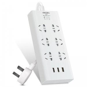 得力（deli）18221 新国标智能USB插座