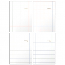 得力 (deli)  FB560-01JY B5/60页 方寸格系列 缝线软抄本 记事本 蓝色