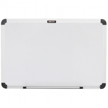 得力（deli）7851  挂式磁性白板小白板 30*45cm 小黑板 易擦挂式白板悬挂式 白板写字板