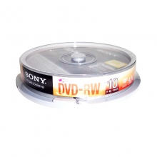 索尼（SONY） DVD-RW 可擦写光盘 容量4.7GB 10 片/筒