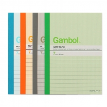 渡边（Gambol） WCN-G6007 B5 100页胶装软皮本 6本/包
