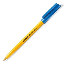 施德楼（Staedtler）圆珠笔 430F 黄色杆圆珠笔  蓝色