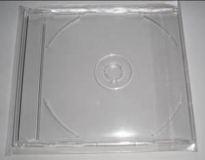 硬塑料正方形光盘盒 单片装 5寸 25个/包