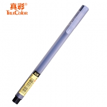 真彩A1简尚中性笔 0.5mm黑色水笔 签字笔 磨砂透明杆中性笔 12支/盒