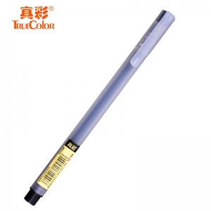 真彩A1简尚中性笔 0.5mm黑色水笔 签字笔 磨砂透明杆中性笔 12支/盒