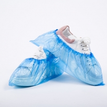 国产 一次性鞋套 塑料鞋套 加厚款蓝色 100只/包
