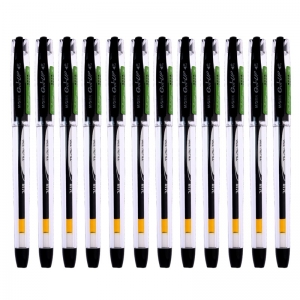 晨光(M&G)K39 0.7mm黑色子弹头中性笔签字笔水笔 12支/盒