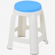 华恺之星  小板凳子圆凳 加厚塑料凳子 蓝色