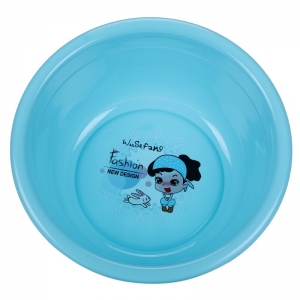 加品惠 JY-0654 塑料盆洗衣洗漱盆 37cm 蓝色