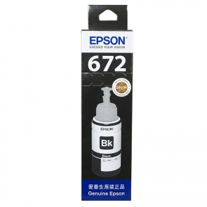 爱普生(EPSON) T6721 黑色 打印机墨水 适用于L360L351L365L310L301L455 可打印量4000页