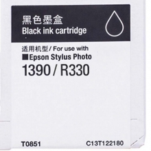爱普生(EPSON) T0851 黑色 打印机墨盒 适用于1390 R330 可打印量540页