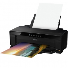 爱普生（EPSON） P408 喷墨打印机 A3+幅面专业照片打印机 USB 不支持双面 支持有线/无线 自动进纸 液晶显示屏 黑色