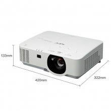 NEC NP-CF6500X 投影仪 投影机办公 标清5500流明 HDMI 1.7倍变焦 镜头位移 官方标配