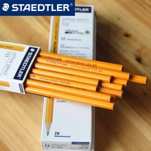 施德楼（Staedtler） 133 黄杆铅笔（2H） 12支/盒