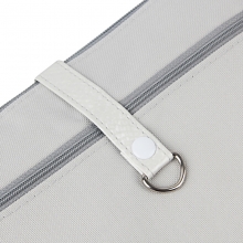 渡美（Dumei） NF-633 A4美式牛津布面文件袋34.5*27.5CM 浅灰色