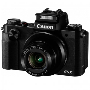 佳能（Canon）PowerShot G5X 数码相机 (2020万有效像素 DIGIC6处理器 24-100mm变焦)