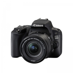 佳能（Canon） 数码单反照相机 EOS 200D套机 黑色 EF-S 18-55mm f/4-5.6 IS STM）