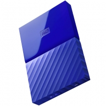 西部数据（WD） New My Passport USB3.0移动硬盘2.5英寸 1T 蓝色 (1T蓝色)