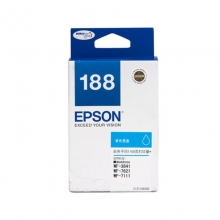 爱普生(EPSON) 青色墨盒（T188280）(适用于EPSON WF-7621 7111 3641打印机 可打印量1100页) 青色