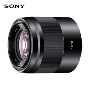 索尼（SONY）E 50mm F1.8 OSS APS-C画幅定焦镜头 黑色 (SEL50F18)
