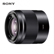 索尼（SONY）E 50mm F1.8 OSS APS-C画幅定焦镜头 黑色 (SEL50F18)