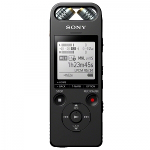 索尼 SONY ICD-SX2000HI-RES高解析度立体声数码录音棒三向麦克风 黑