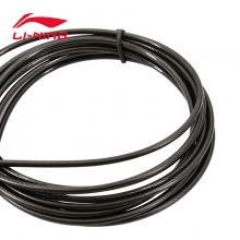 李宁（LI-NING）钢丝跳绳 可调节 黑色 3米
