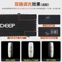 德普（DEEP） LED专业小型灯箱摄影棚80CM 黑色（四灯调光版）